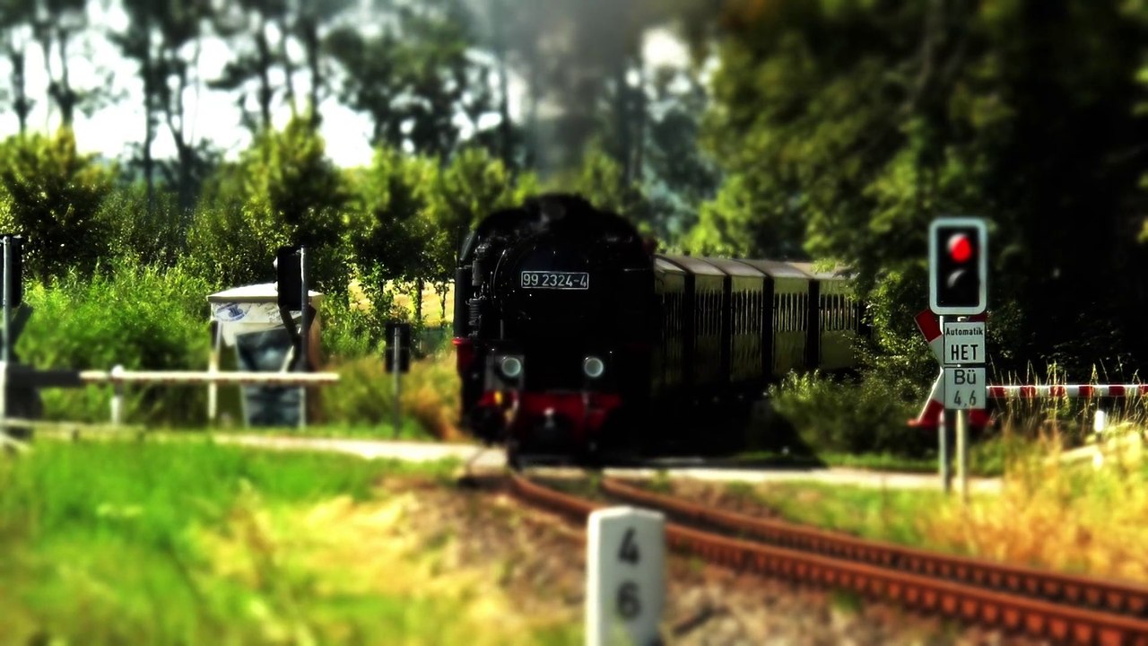 Historische Bäderbahn,Dampflok,Schmalspurbahn, Molli zw. Ostseebad Kühlungsborn und Bad Doberan