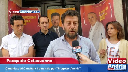 Pasquale Colasuonno (Candidato Consigliere per "Progetto Andria"): "ecco le mie proposte"