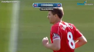Steven Gerrard Goal - Chelsea 1-1 Liverpool (BPL) 10.05.2015