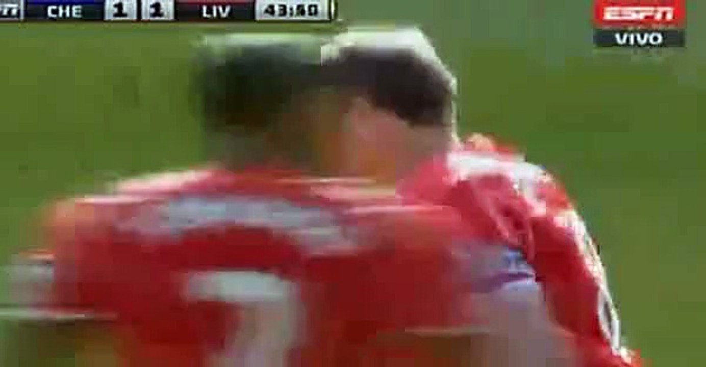 Steven Gerrard Goal 1-1 | Chelsea vs Liverpool 10.05.2015