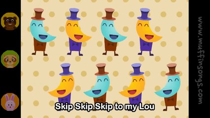Skip To My Lou  nursery rhymes & children songs with lyrics