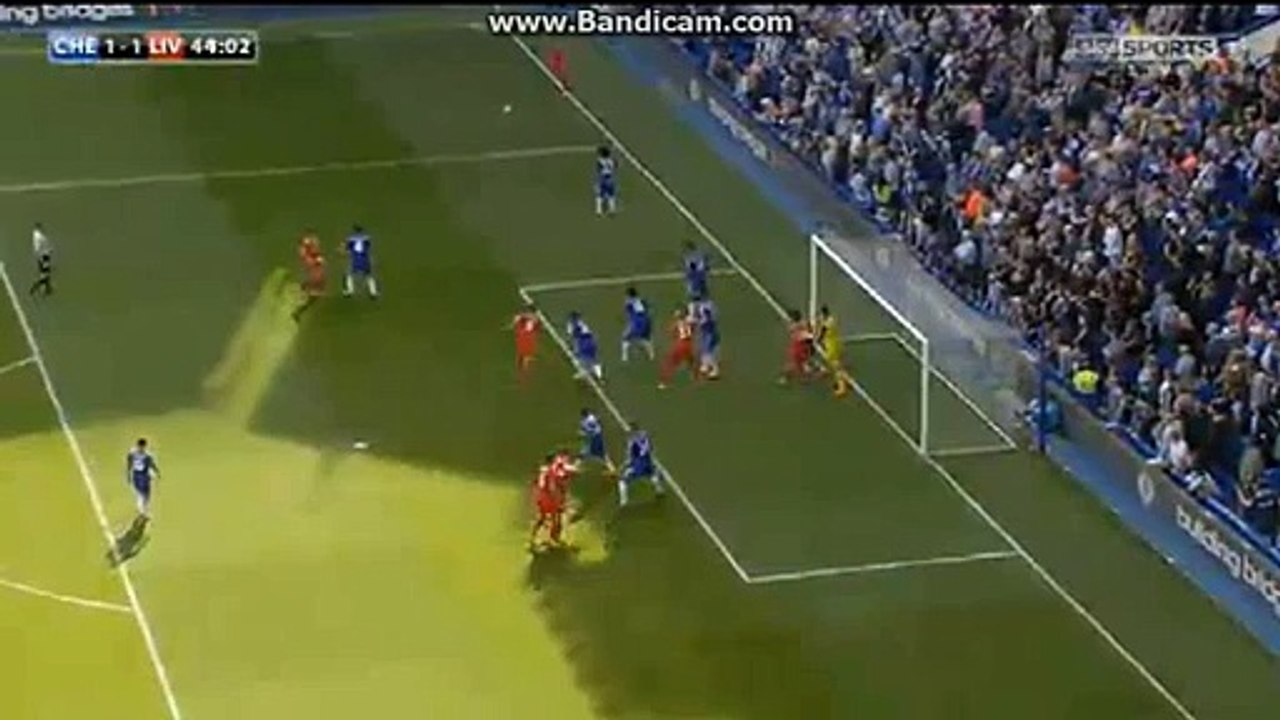 Steven Gerrard Goal Chelsea 1-1 Liverpool | Premier League 2015