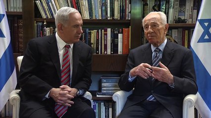 President Shimon Peres and Prime Minister Netanyahu's Meeting - Operation Pillar of Defense