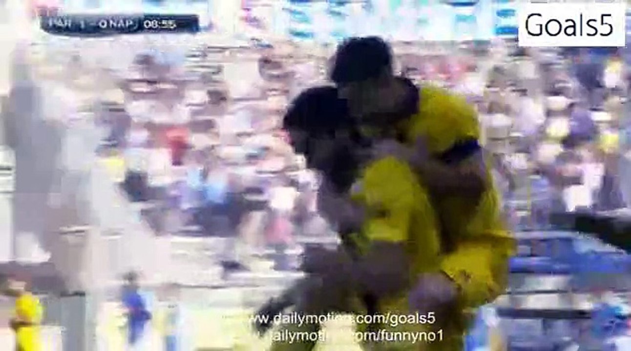 Raffaele Palladino Goal Parma 1 - 0 Napoli Serie A 10-5-2015