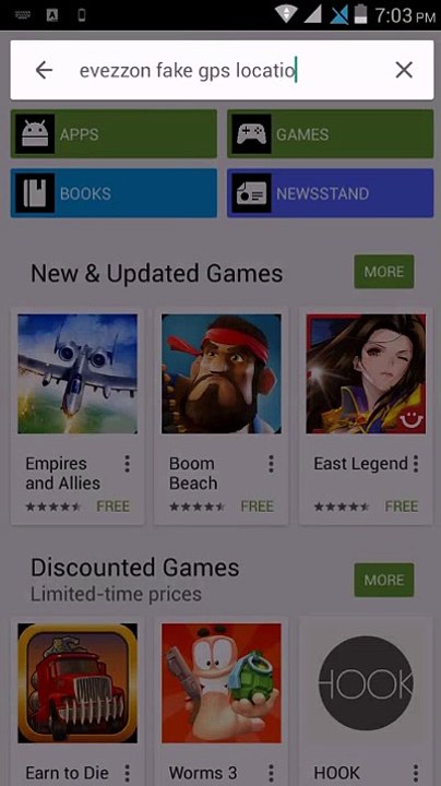 How to change gps location on Android