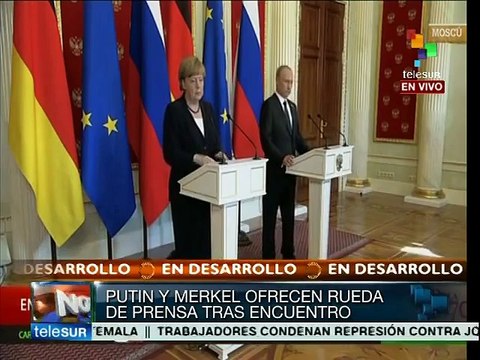 Merkel: OSCE me informa que soberanistas de ucrania violan la tregua