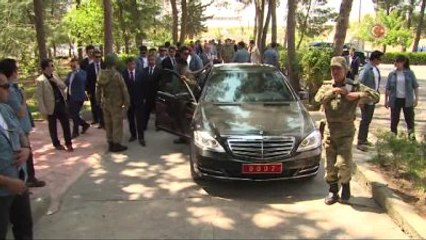 Davutoğlu, Bilekli Hudut Karakolu'nu Ziyaret Etti