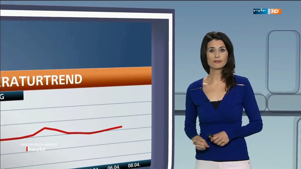 Stephanie Meißner in weisser Jeans