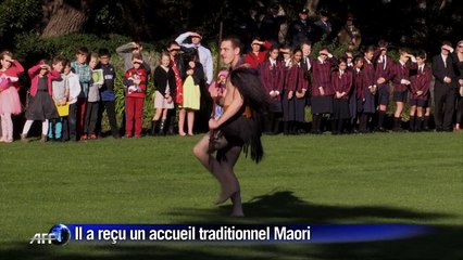 Accueil maori pour le Prince Harry en Nouvelle-Zélande