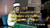 Saudi Arabia and Qatar fueling Syria's Confict: Advice to Syrians by Shaykh Imran Nazar Hosein