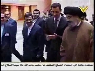The Great Meeting 2 : President Bashar al Assad ,Sayed Hasan Nasrallah and President Ahmadi nejad