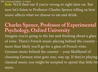 (New) BBC 6 minute English - Transcript - Life without music