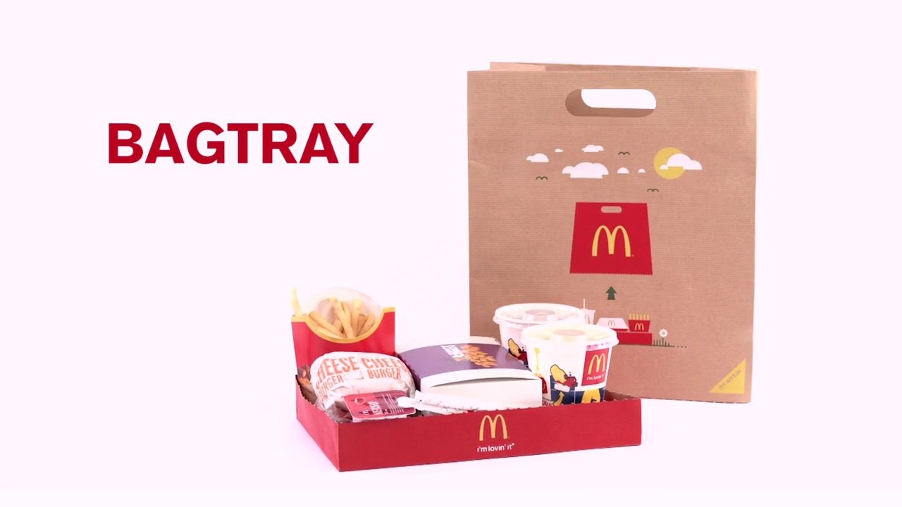 Bagtray. McDonalds Introduces The Best Takeaway Bag Ever!