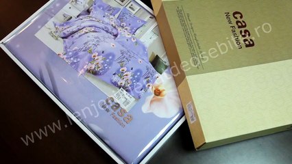 Lenjerii de pat 6 piese mov