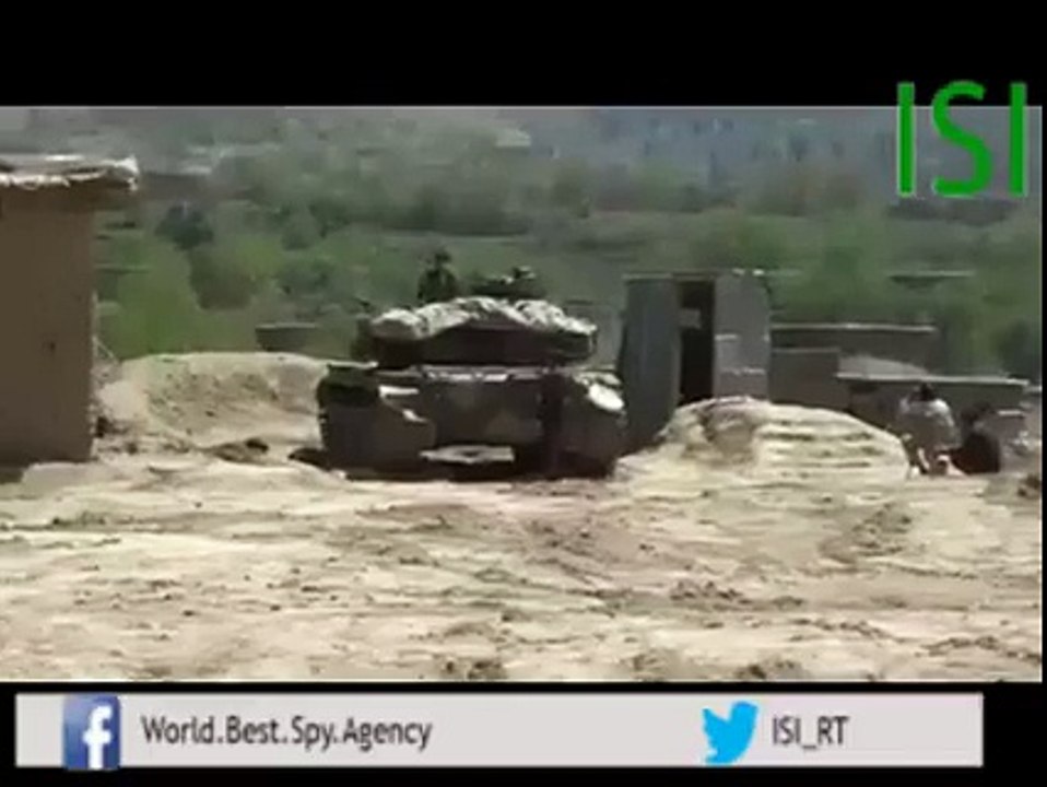 Amazing shot on TTP by Pakistan Army Tank