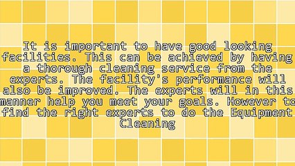 Tips On Getting The Best Equipment Cleaning Denver