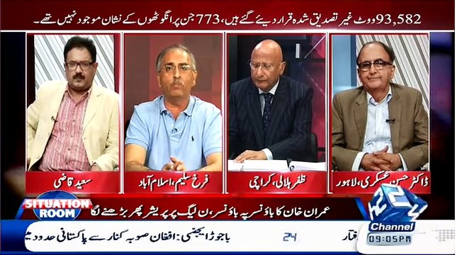 Analyst Zafar Hilaly Blast on Dr Farrukh Saleem In A Live Show