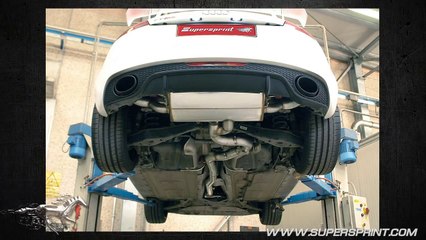 Supersprint full exhaust with valve for TT RS 2.5T - decat downpipe, centre pipe, rear exhaust(1)