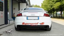 Supersprint full exhaust with valve for TT RS 2.5T - decat downpipe, centre pipe, rear exhaust