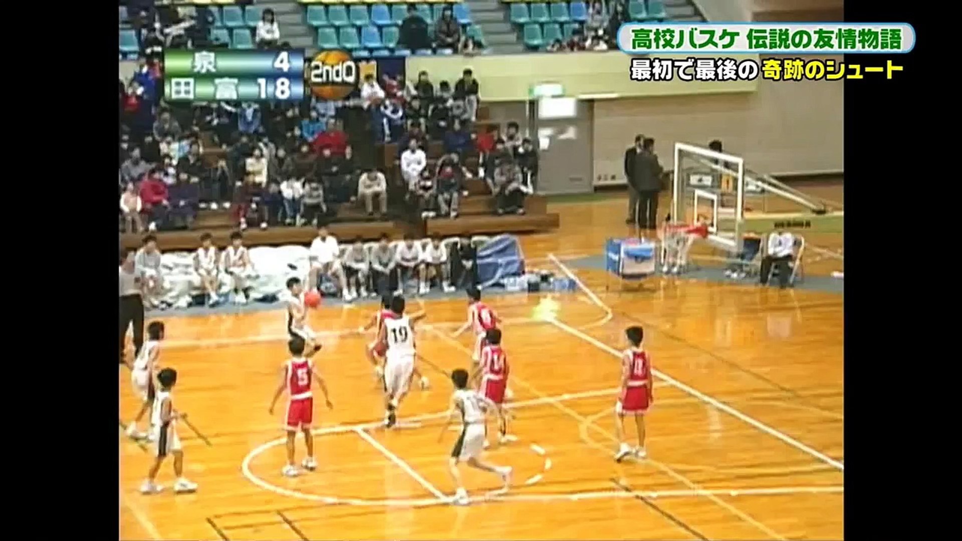 日川高校バスケットボール部 田中正幸 奇跡のシュート Video Dailymotion