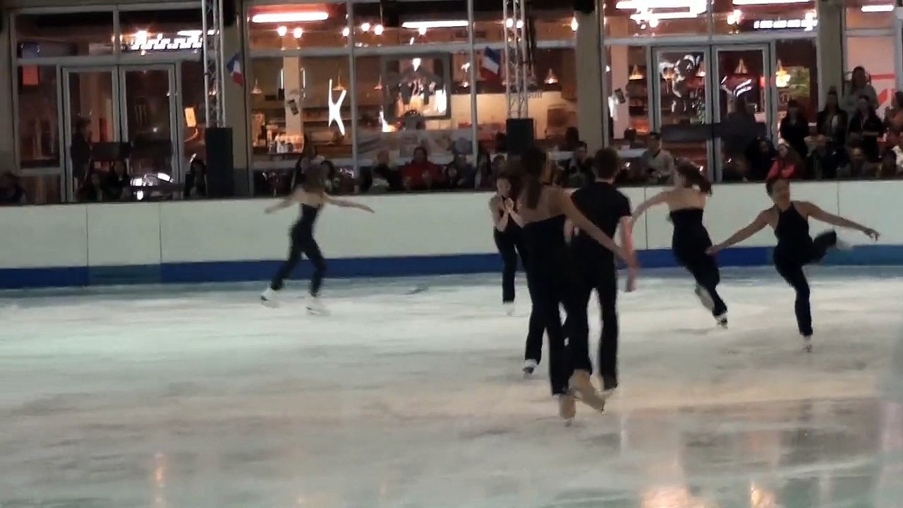Exercice chorégraphique Extravaganza (Franconville) - Championnat de France 2015 de ballet sur glace