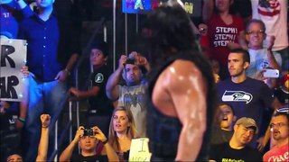 2015.03.29- Roman Reigns vs. Brock Lesnar- Wrestlemania 31