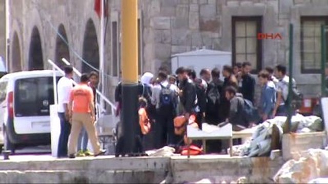 Bodrum- Sahil Güvenlik Kaçaklara Hayat Işığı Oldu