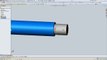 Solidworks Tutorial - Super Easy 3D Screw External Thread Lesson Learn Simple Helix Cut 5 Minutes