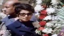 الفدائية الفلسطينيه ليلى خالد تزور قبر الزعيم جمال عبد الناصر 1970