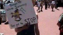 Confrontation at Solidarity with Israel rally, SF 7/23/6