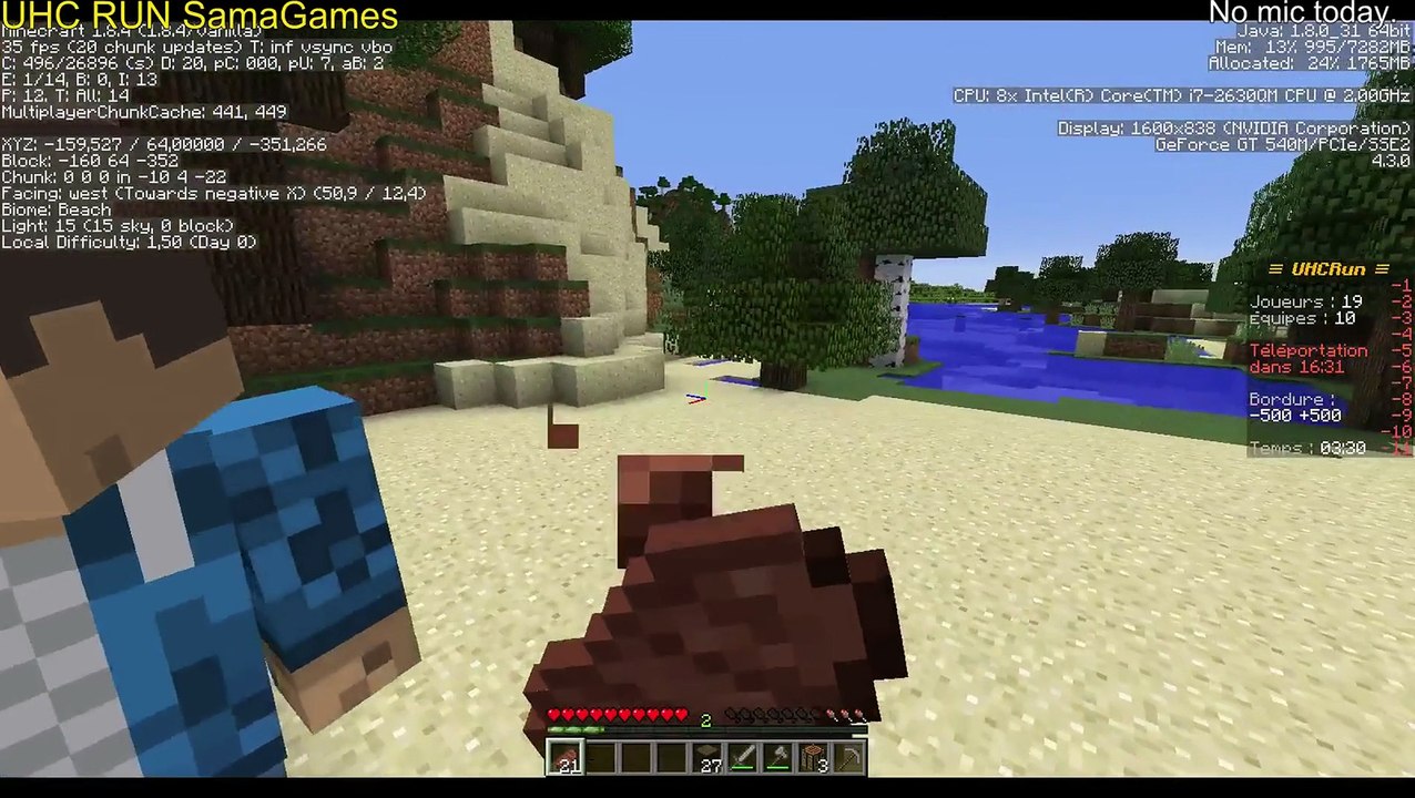 Uhc Run - Samagames - Avec Noopy45