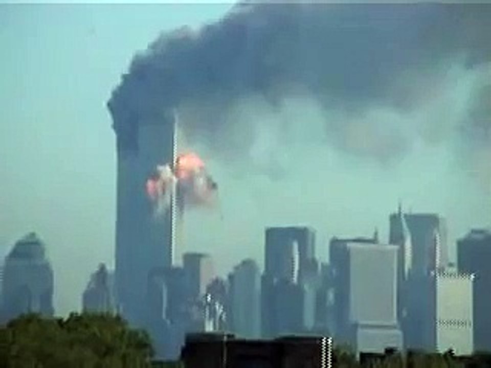 911 Rare View of 2nd Hit