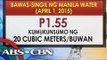 Manila Water rate, oil prices going down