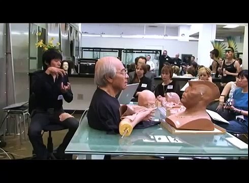 Kazuhiro Tsuji lectures at Cinema Makeup School