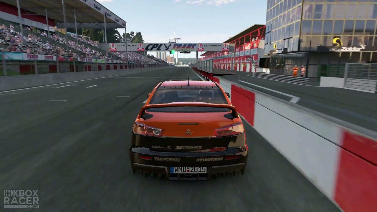 Project CARS - Un tour de Zolder en Mitsubishi Lancer Evo X FQ400 (Xbox One)