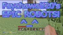 Minecraft Xbox 360 EPIC ROBOTS! My Best CREATION?! (gameplay commentary)