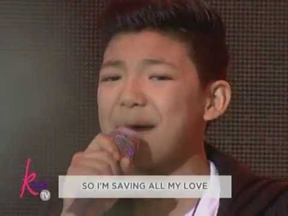 Darren Espanto sings 'Saving All My Love For Yo...