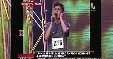 Ricardo Montaner desea que su imitador gane en "Yo Soy"