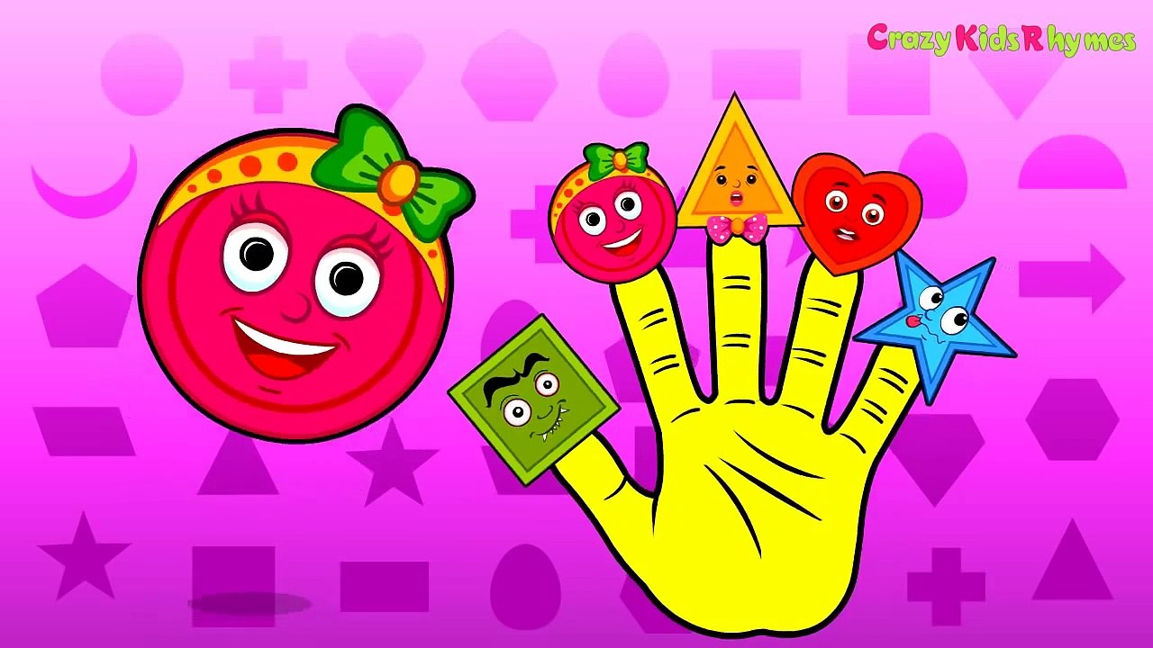 Shapes Finger Family Famous Nursery Rhymes Songs Videos for Children & Kids