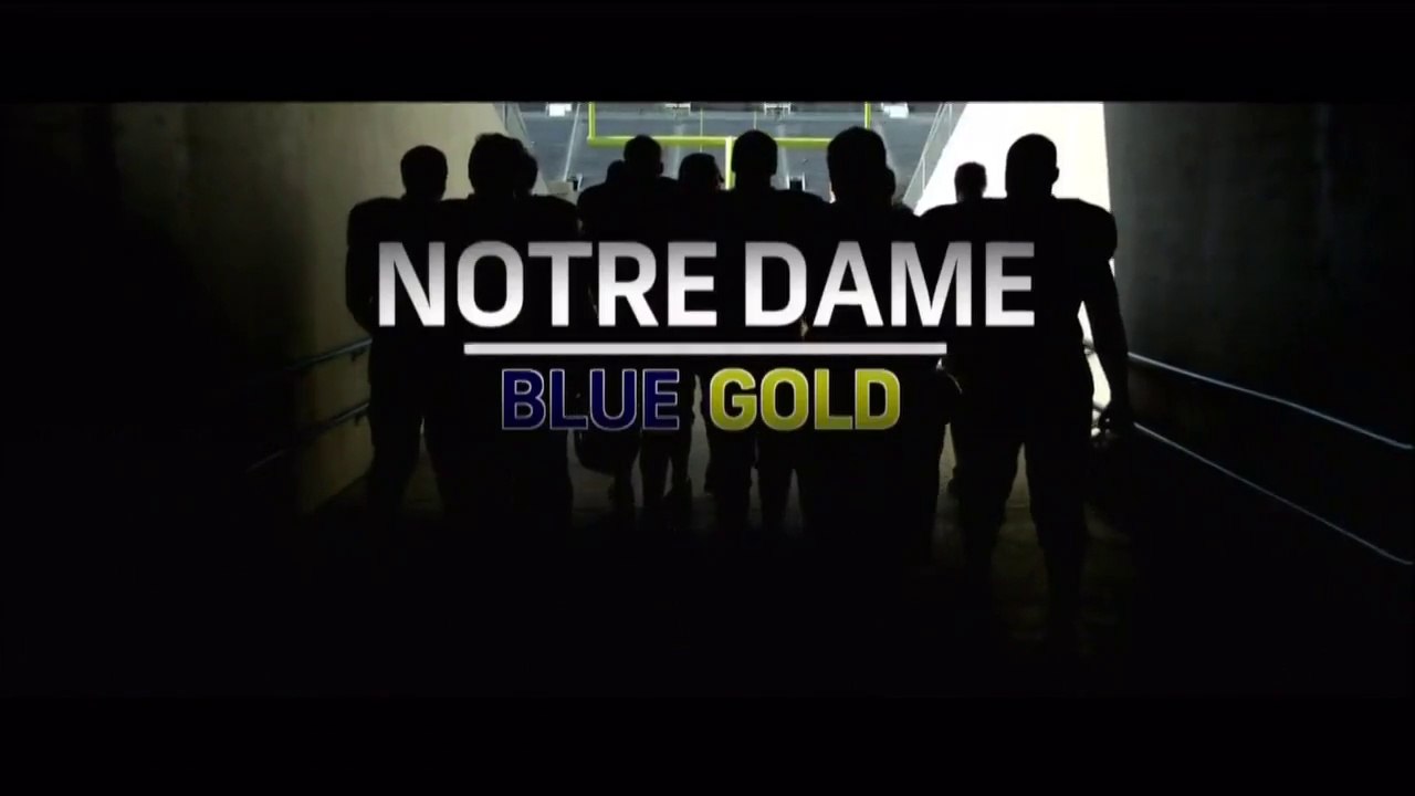 2015 Notre Dame Blue vs Gold Spring Game 1st Half