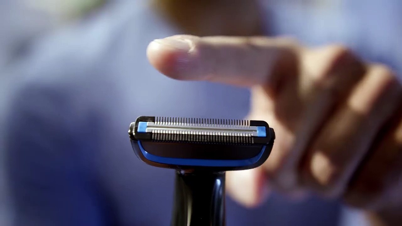 Publicité Philips pour les tondeuses pour les parties intimes homme