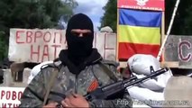 Украина Новороссия 10.06.2014 Красный Лиман Прибыли 450 казаков и 300 чеченцев Царицыно