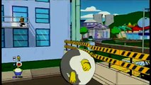 The Simpsons Homer rolls and Bart soars