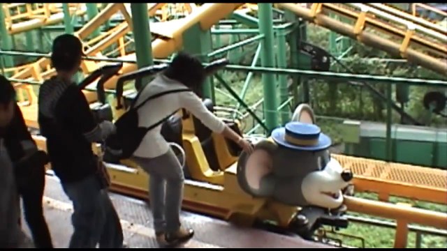 Crazy Mouse Wild Mouse Roller Coaster POV Front Seat Seoul Land South Korea