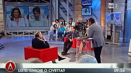 Santanchè VS Scanzi: "Sono una donna del popolo" (Agorà, 07/06/2012)