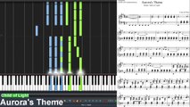 Child of Light - Aurora's Theme (Synthesia Piano Tutorial)
