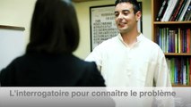 video d'un examen clinique realisé selon la méthode Mézières