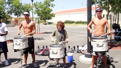 2010 Blue Devils drumline  - 12yr old Brandon center snare