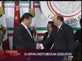 XI JINPING MEETS MEXICAN LEGISLATORS