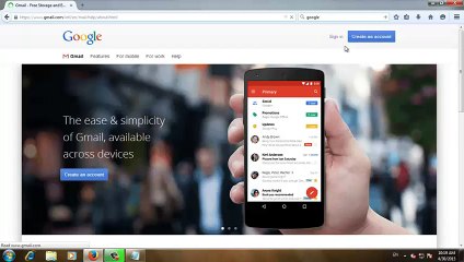 how to create a gmail account